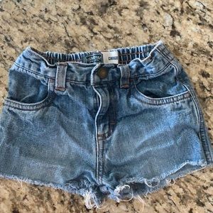 18month signature Levi cut off jean shorts
